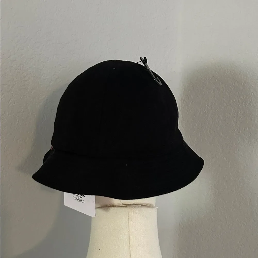 Herschel Supply Co, Henderson Bucket Hat, Black Denim, Size Small/Medium